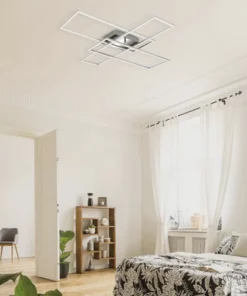 BRILONER LED Plafondlamp 3504-018 Stepdim Warmwit Aluminium-chroom -Binnenverlichting Verkoopwinkel DV 8 10459442 05 4c DE 20210630104759