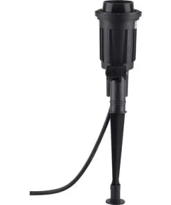 Grondspot Enkel 31 Cm IP44 Zwart (excl. Lichtbron)