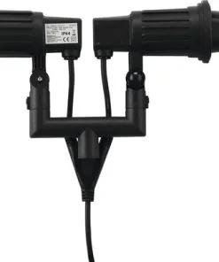 Grondspot Dubbel 36 Cm IP44 Zwart (excl. Lichtbron) -Binnenverlichting Verkoopwinkel DV 8 10460591 01 4c DE 20210911094654