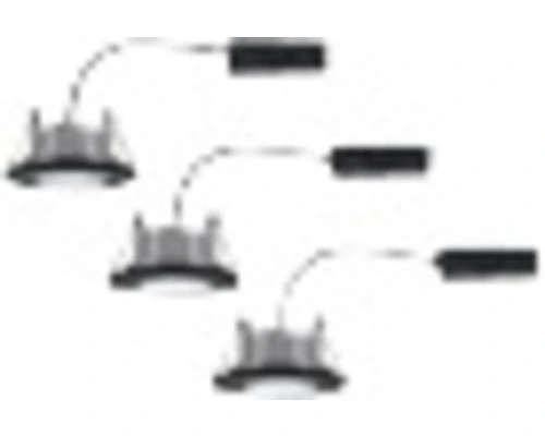 PAULMANN LED Inbouwspot Set Calla Ø 90 Mm Zwart, 3 Stuks 2 PAULMANN LED Inbouwspot Set Calla Ø 90 Mm Zwart, 3 Stuks - Afbeelding 2