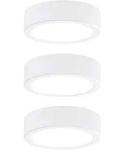 PAULMANN LED Onderbouwverlichting Pukk Ø 65 Mm Wit, 3 Stuks
