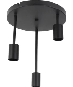 CHERICONI Plafondlamp Basic 3-lichts Zwart -Binnenverlichting Verkoopwinkel DV 8 10461629 02 4c DE 20210917134652