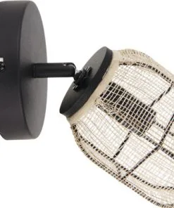 CHERICONI Opbouwspot Jute 1-lichts -Binnenverlichting Verkoopwinkel DV 8 10461630 04 4c DE 20210917182633