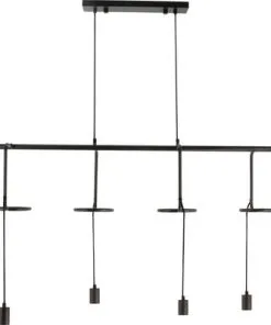 CHERICONI Hanglamp Anello 4-lichts Zwart -Binnenverlichting Verkoopwinkel DV 8 10461637 02 4c DE 20210918214651