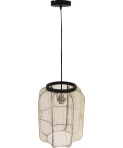 CHERICONI Hanglamp Jute 1-lichts Ø 33 Cm -Binnenverlichting Verkoopwinkel DV 8 10461639 03 4c DE 20210918214652