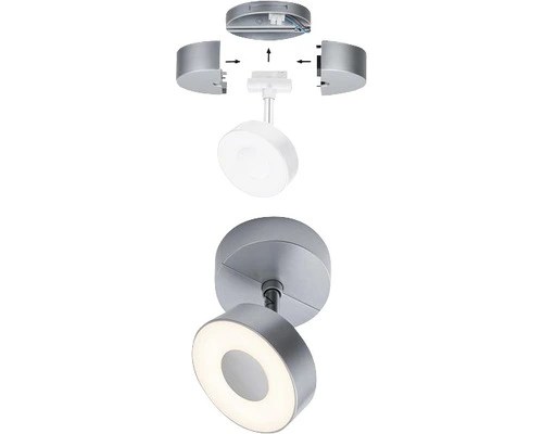 PAULMANN URail Ophanging Base Voor Afzonderlijke Spot Chroom Mat 1 PAULMANN URail Ophanging Base Voor Afzonderlijke Spot Chroom Mat