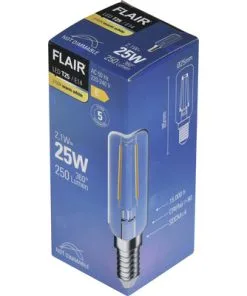 FLAIR LED Koelkastlampje E14/2,1W T25 Warmwit Helder -Binnenverlichting Verkoopwinkel DV 8 10462804 05 4c DE 20211204214654