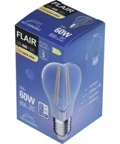 FLAIR LED Lamp Met Schemersensor E27/6,5W A60 Warmwit Helder -Binnenverlichting Verkoopwinkel DV 8 10462805 06 4c DE 20211204214654
