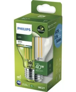 PHILIPS LED-lamp E27/2,3W A60 Warmwit Helder