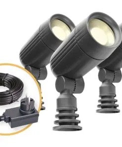 Season Lights SEASONLIGHTS LED Grondspot Palermo Zwart, 3 Stuks