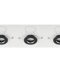 BRILONER Inbouwring Set 7110 Ø 86 Mm Zwart (excl. Lichtbron), 3 Stuks