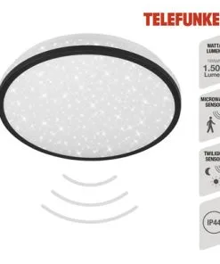 TELEFUNKEN LED Plafonniere Tepi Met Sensor En Sterreneffect Ø 28 Cm Neutraalwit Zwart -Binnenverlichting Verkoopwinkel DV 8 10469403 01 4c DE 20210702111650