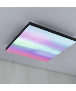 PAULMANN LED-paneel Loria Rainbow 45x45 Cm CCT+RGB Zwart -Binnenverlichting Verkoopwinkel DV 8 10469967 06 4c DE 20210706144756