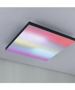 PAULMANN LED-paneel Loria Rainbow 45x45 Cm CCT+RGB Zwart -Binnenverlichting Verkoopwinkel DV 8 10469967 12 4c AT 20220707215701