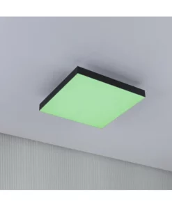 PAULMANN LED-paneel Loria Rainbow 29,5x29,5 Cm CCT+RGB Zwart -Binnenverlichting Verkoopwinkel DV 8 10469971 18 4c AT 20220707233928