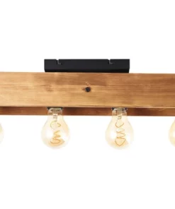 BRILLIANT Plafondlamp Calandra 4-lichts Hout-metaal Zwart -Binnenverlichting Verkoopwinkel DV 8 10470079 03 4c DE 20210707194650