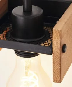 BRILLIANT Wandlamp Calandra Hout-metaal Zwart -Binnenverlichting Verkoopwinkel DV 8 10470083 01 4c DE 20210706221652