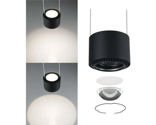 PAULMANN URail LED Hanglamp Aldan Zwart Mat 6 PAULMANN URail LED Hanglamp Aldan Zwart Mat - Afbeelding 6