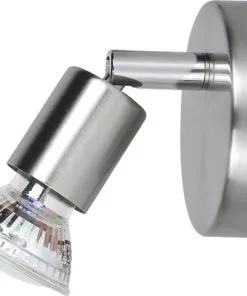 LED Opbouwspot 1-lichts Nikkel