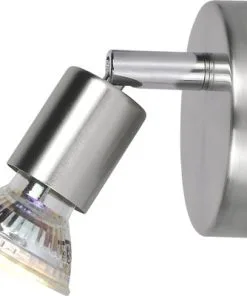 LED Opbouwspot 1-lichts Nikkel -Binnenverlichting Verkoopwinkel DV 8 10473158 04 4c DE 20220122214659