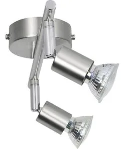LED Plafondspot 2-lichts Warmwit Nikkel -Binnenverlichting Verkoopwinkel DV 8 10473159 05 4c DE 20220124074655