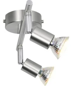 LED Plafondspot 2-lichts Warmwit Nikkel -Binnenverlichting Verkoopwinkel DV 8 10473159 06 4c DE 20220122214659