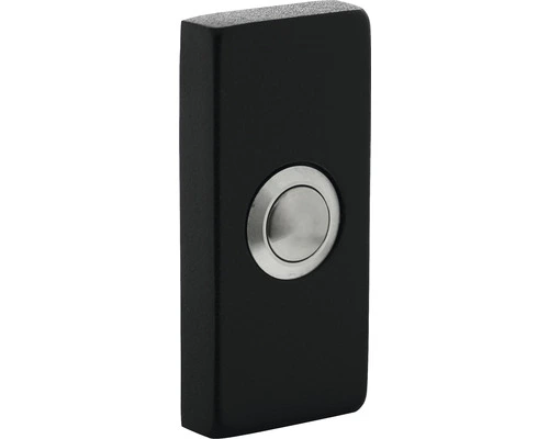 INTERSTEEL Beldrukker 65x30 Mm Zwart 1 INTERSTEEL Beldrukker 65x30 Mm Zwart