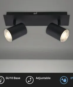 BRILONER Plafondspot 2731-025 2-lichts Zwart -Binnenverlichting Verkoopwinkel DV 8 10476221 02 4c NL 20210805144756