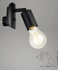 BRILONER Stekkerspot 2602-015 Zwart -Binnenverlichting Verkoopwinkel DV 8 10476227 01 4c NL 20210805151653