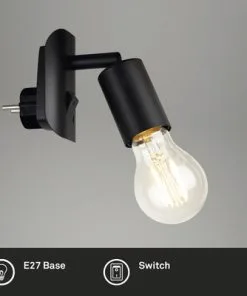 BRILONER Stekkerspot 2602-015 Zwart -Binnenverlichting Verkoopwinkel DV 8 10476227 02 4c NL 20210805151653