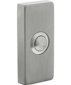 INTERSTEEL Beldrukker Rechthoekig 65x30 Mm RVS