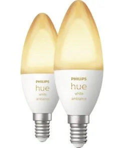 PHILIPS Hue White Ambiance LED-lamp E14/4W B39 Instelbaar Wit, 2 Stuks 10 PHILIPS Hue White Ambiance LED-lamp E14/4W B39 Instelbaar Wit, 2 Stuks -Binnenverlichting Verkoopwinkel DV 8 10476561 04 4c DE 20230118174657