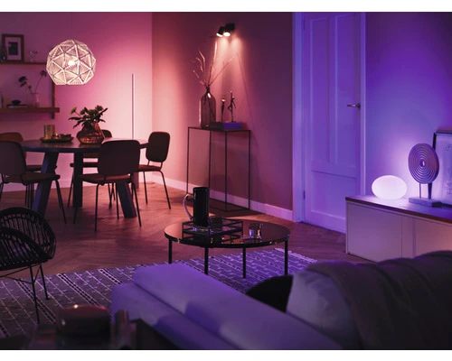PHILIPS Hue White And Color Ambiance LED-lamp E27/9W A60 RGBW, 2 Stuks 8 PHILIPS Hue White And Color Ambiance LED-lamp E27/9W A60 RGBW, 2 Stuks - Afbeelding 8