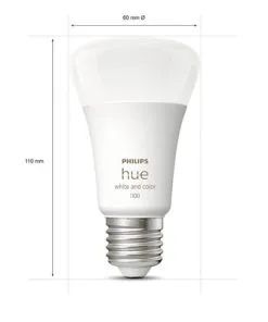 PHILIPS Hue White And Color Ambiance LED-lamp E27/9W A60 RGBW, 2 Stuks 13 PHILIPS Hue White And Color Ambiance LED-lamp E27/9W A60 RGBW, 2 Stuks -Binnenverlichting Verkoopwinkel DV 8 10476574 08 4c DE 20220513134657