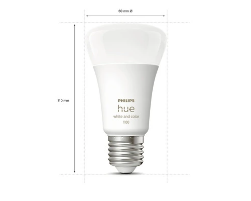 PHILIPS Hue White And Color Ambiance LED-lamp E27/9W A60 RGBW, 2 Stuks 6 PHILIPS Hue White And Color Ambiance LED-lamp E27/9W A60 RGBW, 2 Stuks - Afbeelding 6
