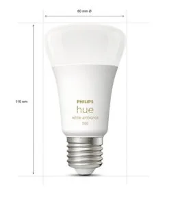 PHILIPS Hue White Ambiance LED-lamp E27/8W A60 Instelbaar Wit -Binnenverlichting Verkoopwinkel DV 8 10476582 08 4c DE 20220513144700