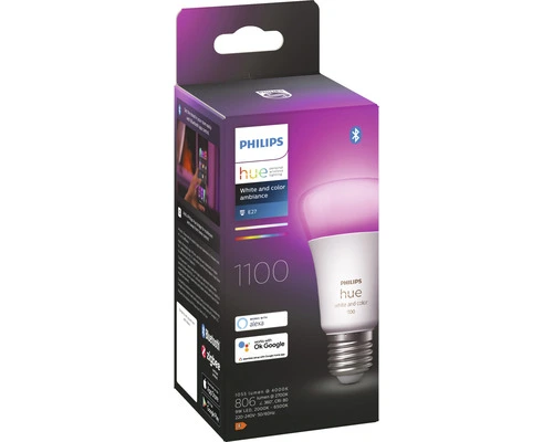 PHILIPS Hue White And Color Ambiance LED-lamp E27/9W A60 RGBW 5 PHILIPS Hue White And Color Ambiance LED-lamp E27/9W A60 RGBW - Afbeelding 5