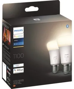 PHILIPS Hue White LED-lamp E27/9,5W A60 Warmwit, 2 Stuks -Binnenverlichting Verkoopwinkel DV 8 10476586 06 4c DE 20210810125230