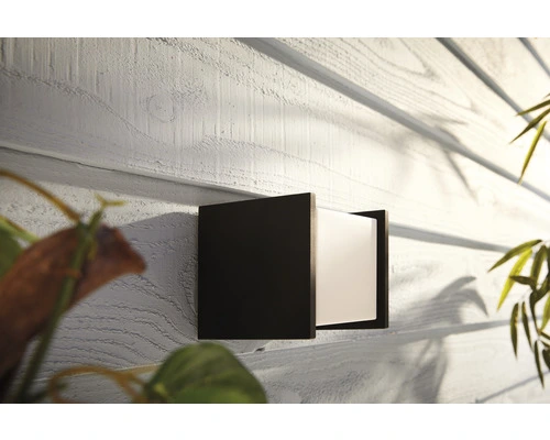 PHILIPS Hue White LED Buitenlamp Fuzo Vierkant Zwart 8 PHILIPS Hue White LED Buitenlamp Fuzo Vierkant Zwart - Afbeelding 8