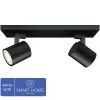PHILIPS Hue White Ambiance LED Opbouwspot Runner 2-lichts Zwart
