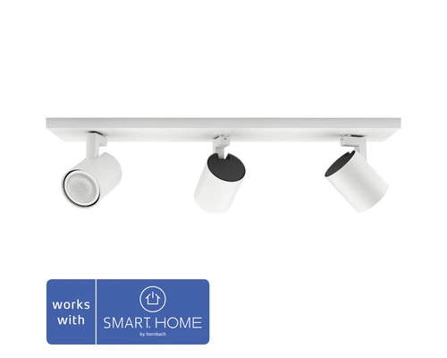 PHILIPS Hue White Ambiance LED Opbouwspot Runner 3-lichts Wit 1 PHILIPS Hue White Ambiance LED Opbouwspot Runner 3-lichts Wit