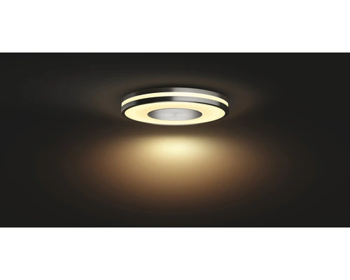 PHILIPS Hue White Ambiance LED Plafondlamp Being Aluminium 2 PHILIPS Hue White Ambiance LED Plafondlamp Being Aluminium - Afbeelding 2