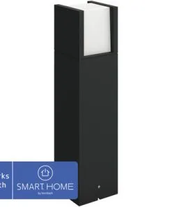 PHILIPS Hue White LED Sokkellamp Fuzo Zwart