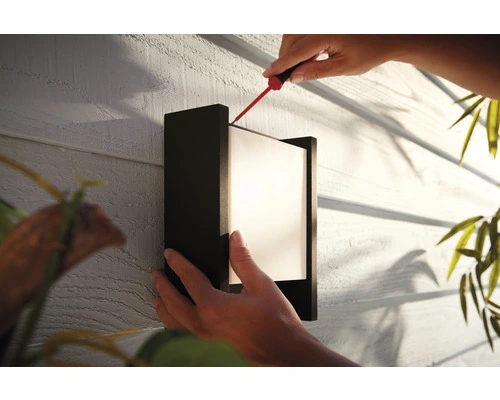 PHILIPS Hue White LED Buitenlamp Fuzo Zwart 8 PHILIPS Hue White LED Buitenlamp Fuzo Zwart - Afbeelding 8