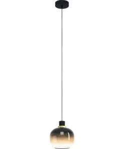 EGLO Hanglamp Oilella 1-lichts Zwart-bruin -Binnenverlichting Verkoopwinkel DV 8 10476830 02 4c NL 20220706161652