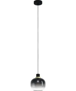 EGLO Hanglamp Oilella 1-lichts Zwart-grijs -Binnenverlichting Verkoopwinkel DV 8 10476831 02 4c NL 20220706161652