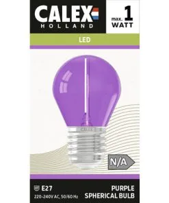 CALEX LED-lamp E27/0,5W Paars