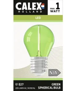 CALEX LED-lamp E27/0,5W Groen