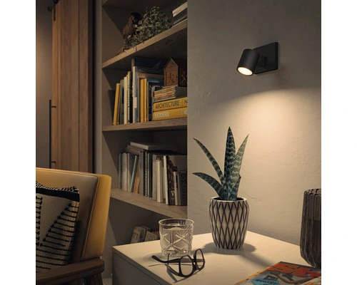 PHILIPS Hue White Ambiance LED Opbouwspot Runner 1-lichts Zwart 2 PHILIPS Hue White Ambiance LED Opbouwspot Runner 1-lichts Zwart - Afbeelding 2