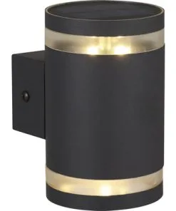 LED Solar Wandlamp Up & Down Zwart -Binnenverlichting Verkoopwinkel DV 8 10485597 03 4c DE 20221126214652